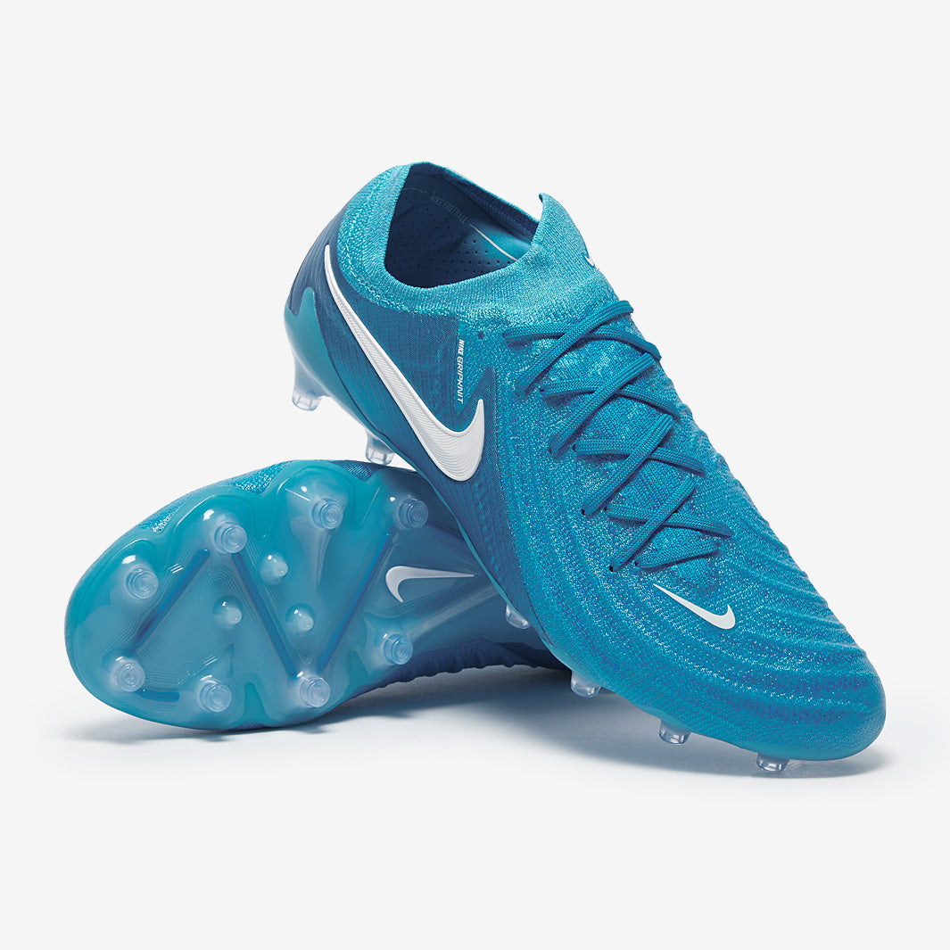 Nike Phantom GX II Elite Artificial Grass-Pro - Blue Fury/White