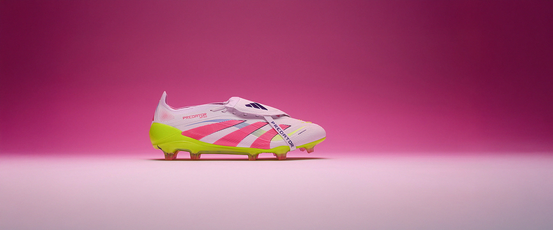 adidas Predator Elite Tongue Firm Ground - White/Lucid Pink/Lucid
