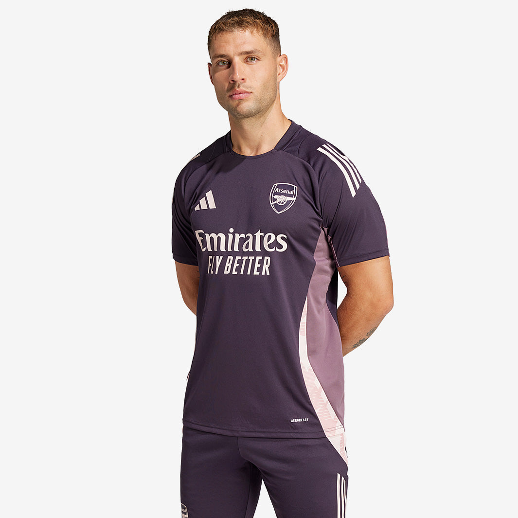 adidas Arsenal 24/25 Tiro 24 Training Jersey - Aurora Black - Mens