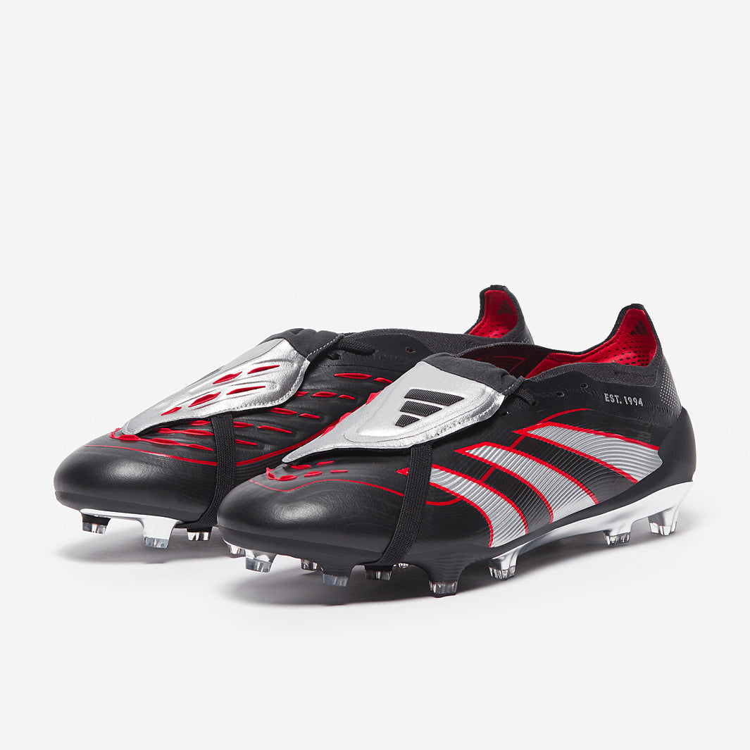 adidas Predator Elite Tongue Leather Firm Ground - Core Black