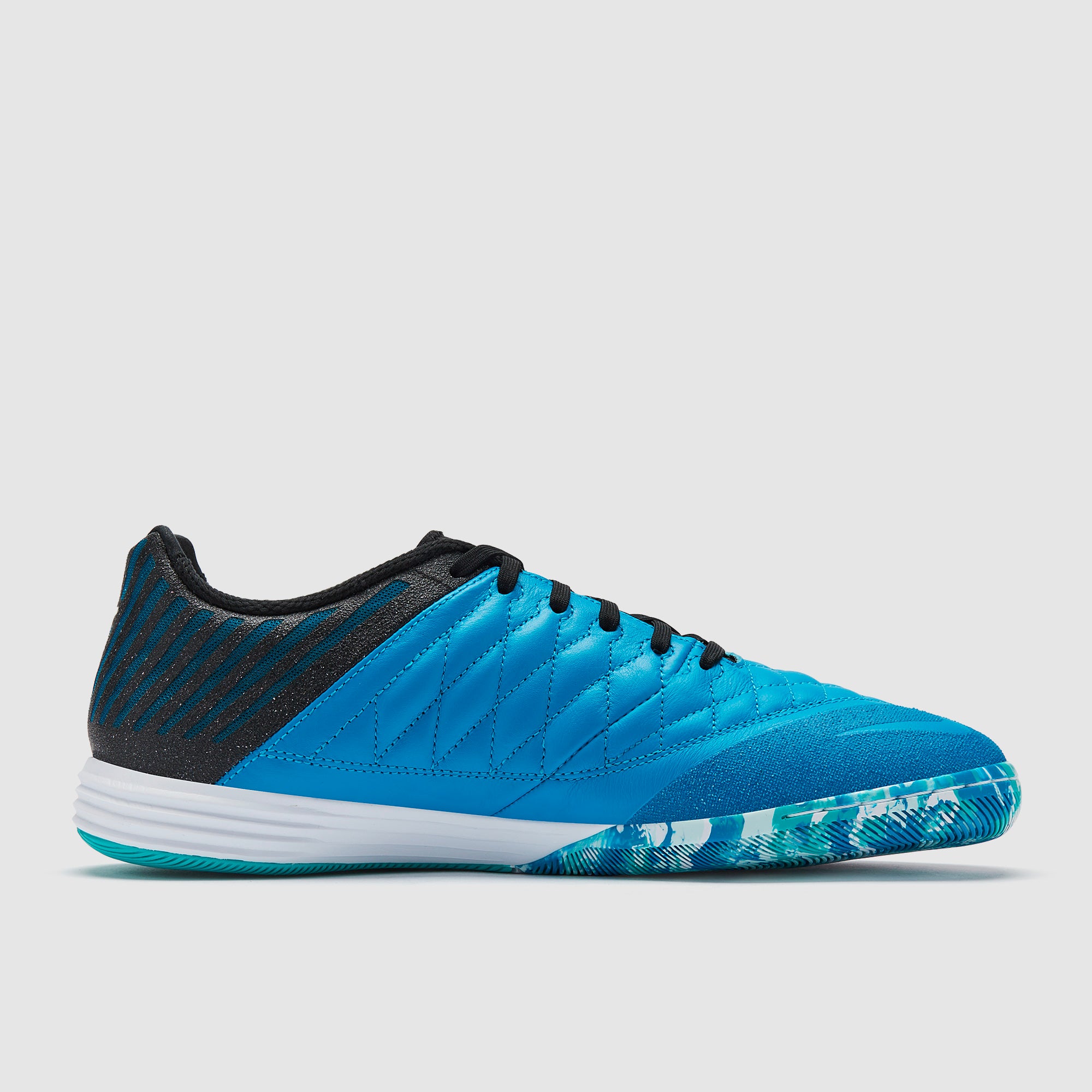 Nike LunarGato II - Mtlc Silver/Black/Neptune Blue - Adult Cleats