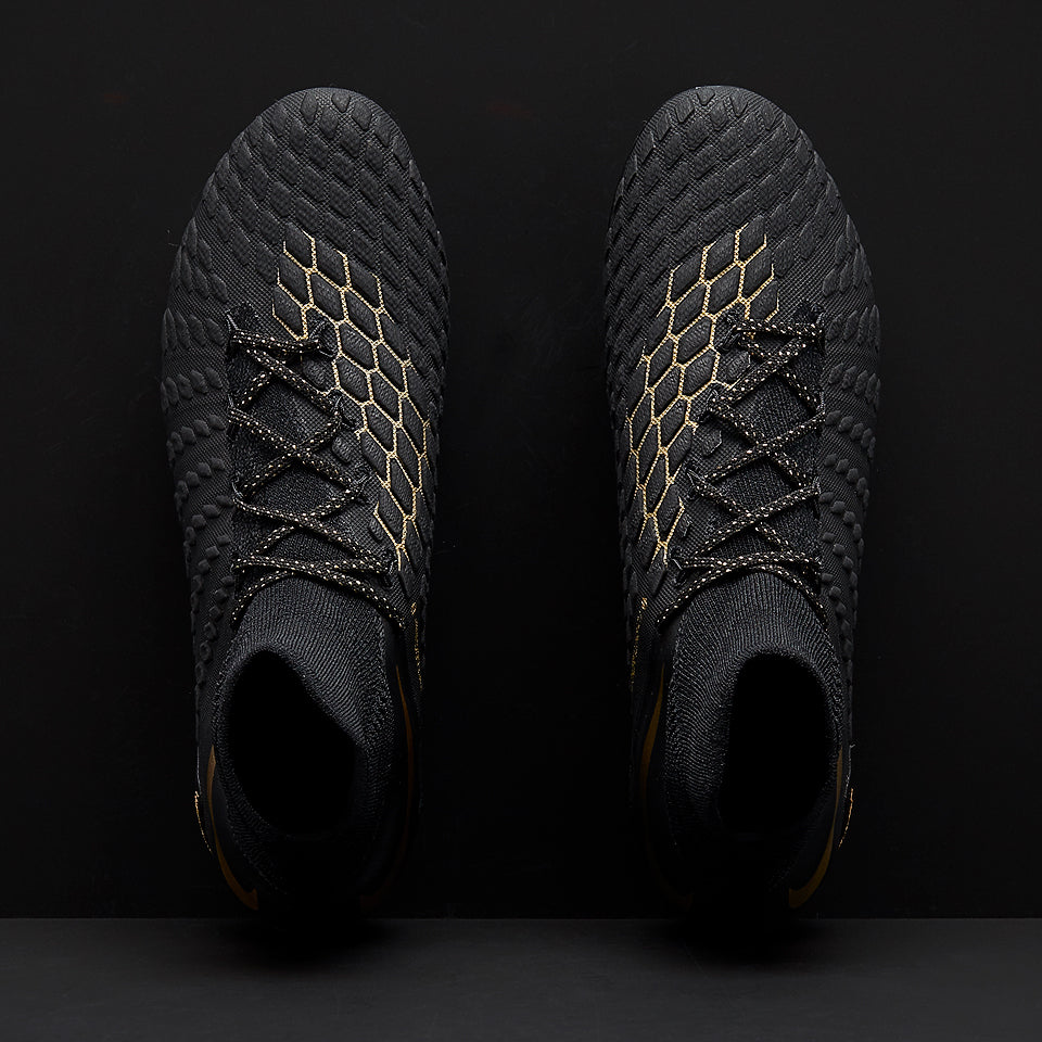 Nike Hypervenom Phantom III Elite DF FG - Black/Metallic Vivid