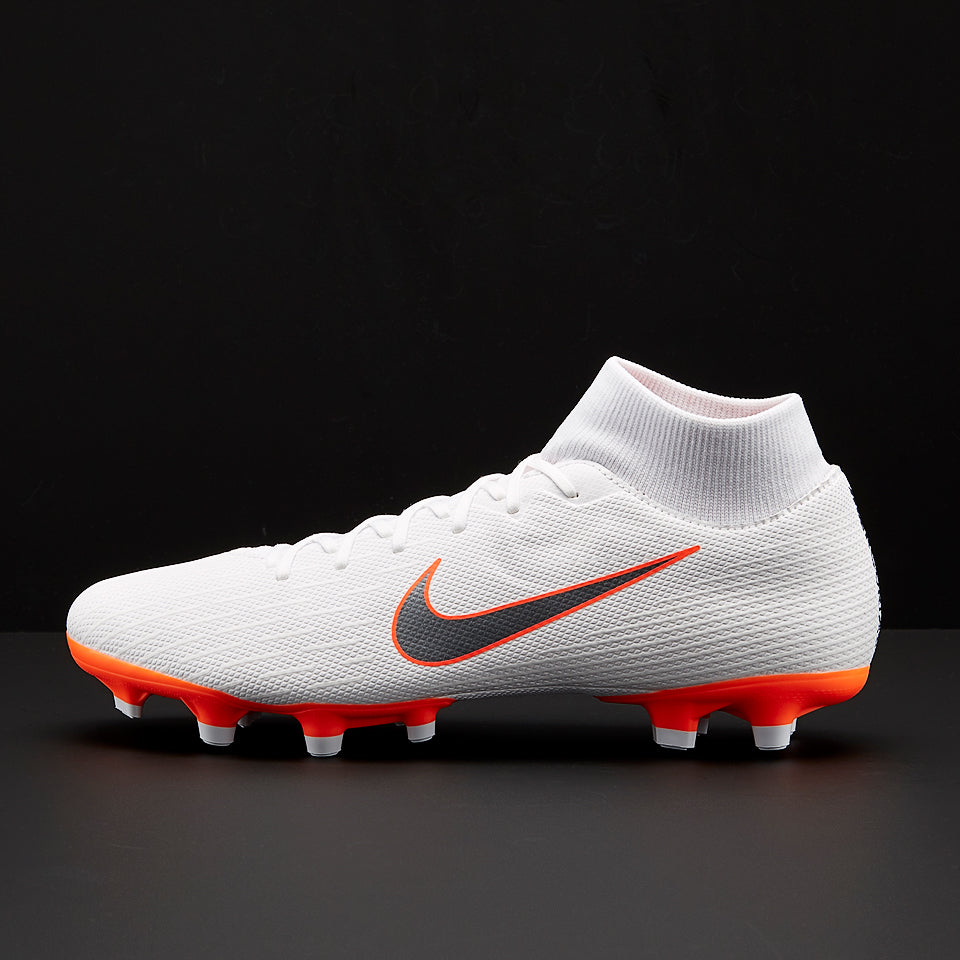 Nike Mercurial Superfly VI Academy FG/MG - White/Metallic Cool
