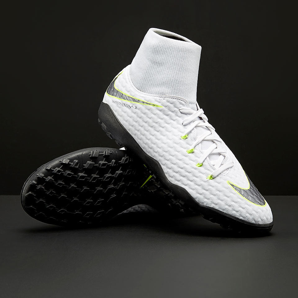 Nike Hypervenom PhantomX III Academy DF TF - White/Metallic Cool