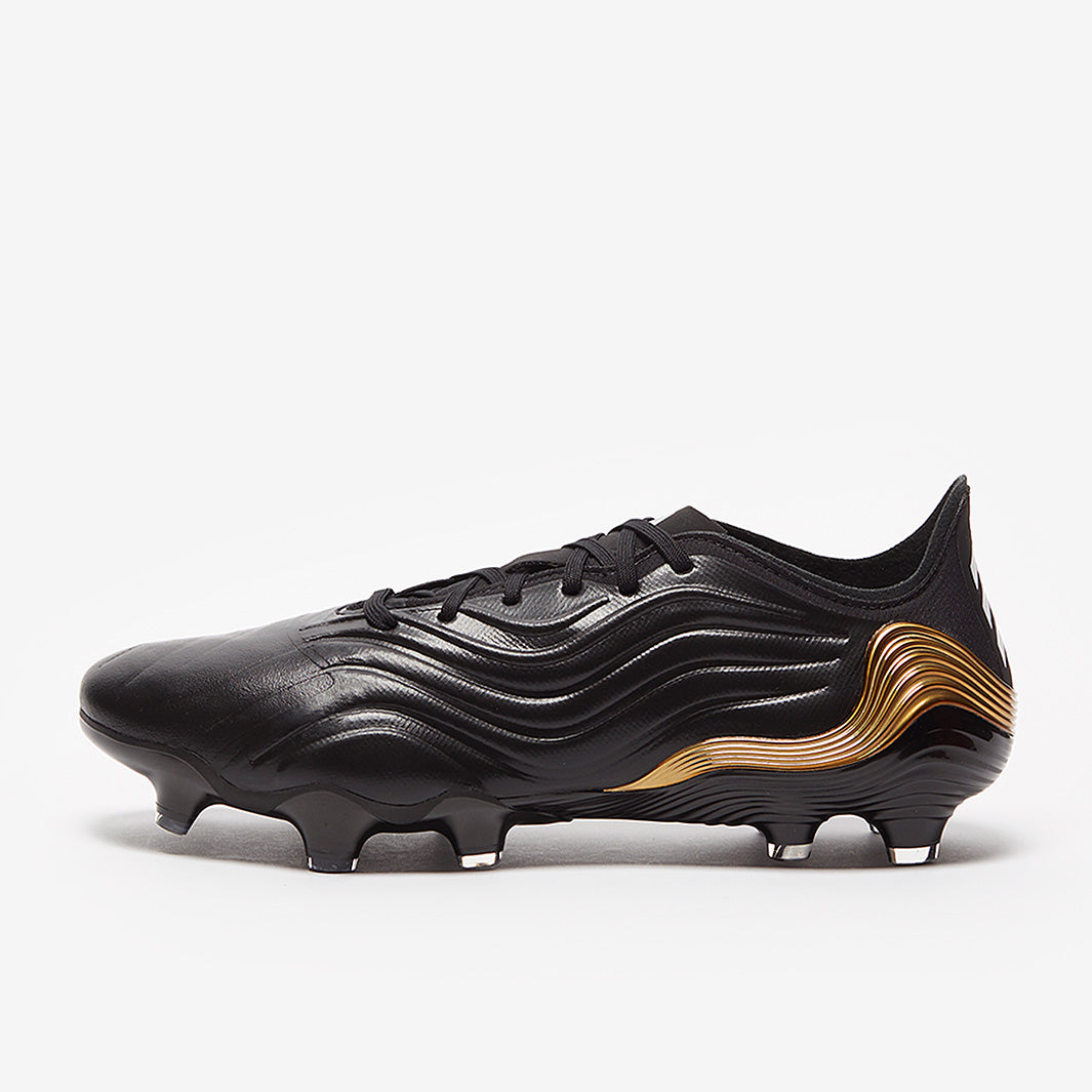adidas Copa Sense .1 FG - Core Black/White/Gold Metallic - Firm
