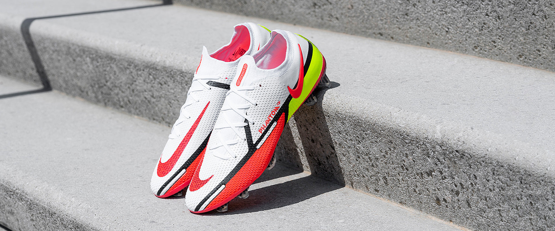 Nike Phantom GT II Elite FG - White/Bright Crimson/Volt-Black