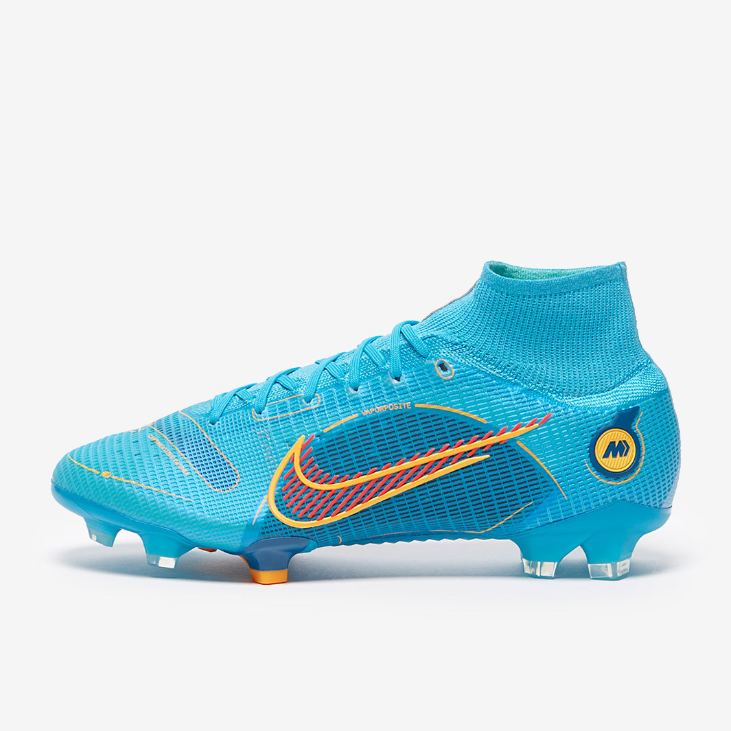 Nike Mercurial Superfly VIII Elite FG - Chlorine Blue/Laser Orange
