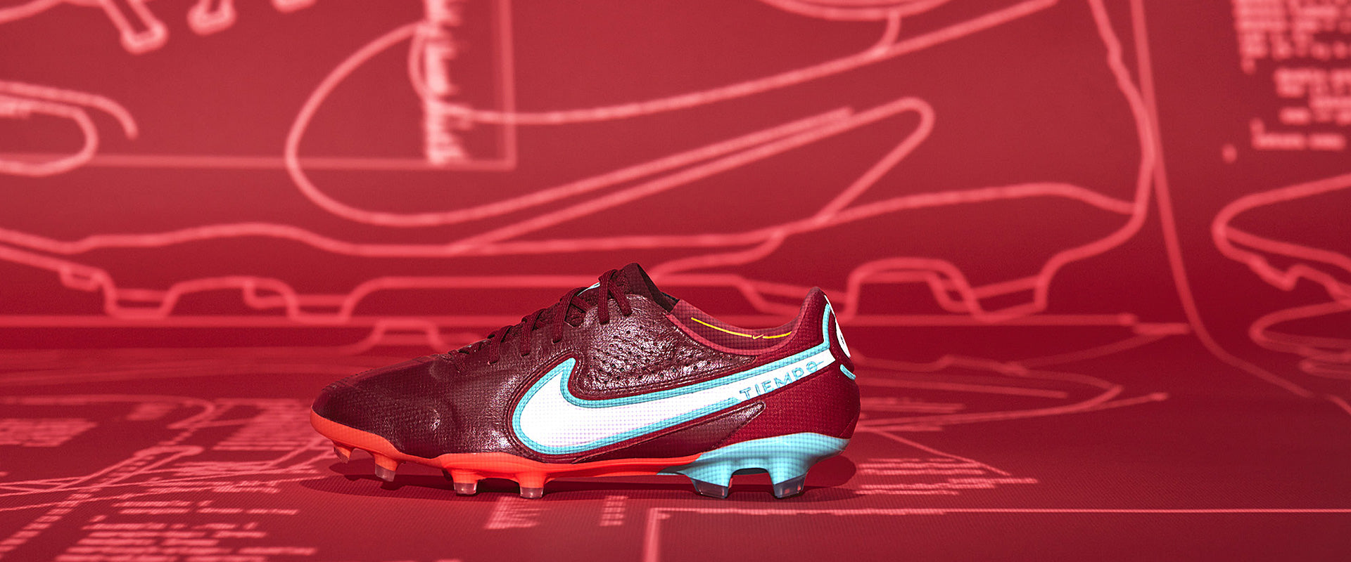 Nike Tiempo Legend IX Elite FG - Team Red/White/Mystic Hibiscus