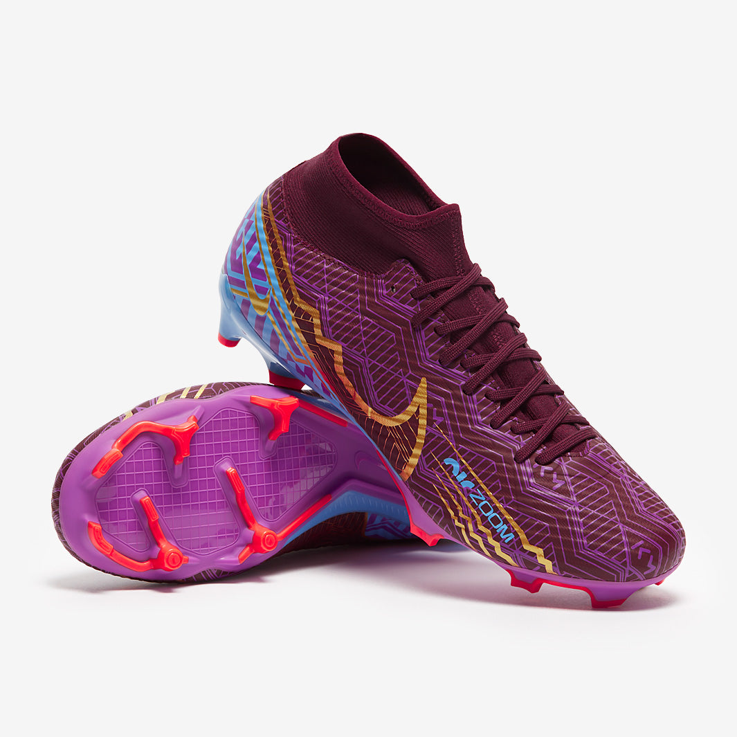 Nike Zoom Mercurial Superfly IX Academy KM FG/MG - Dark Beetroot