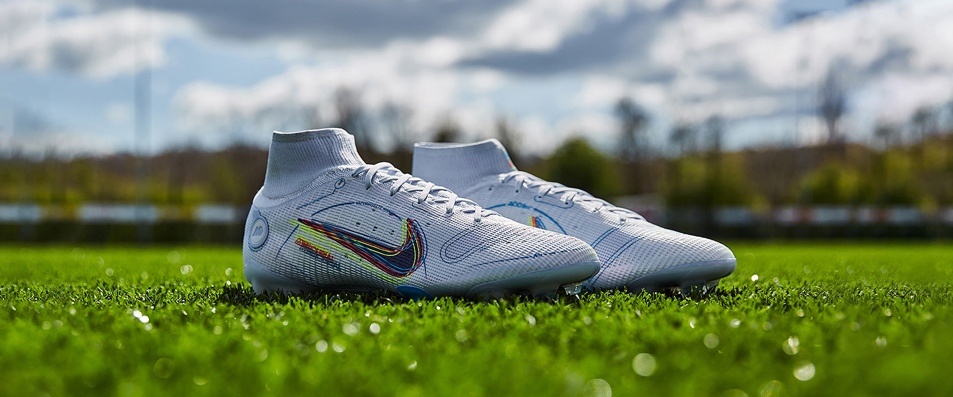 Nike Mercurial Superfly VIII Elite FG - Soccer Grey/Blackened Blue