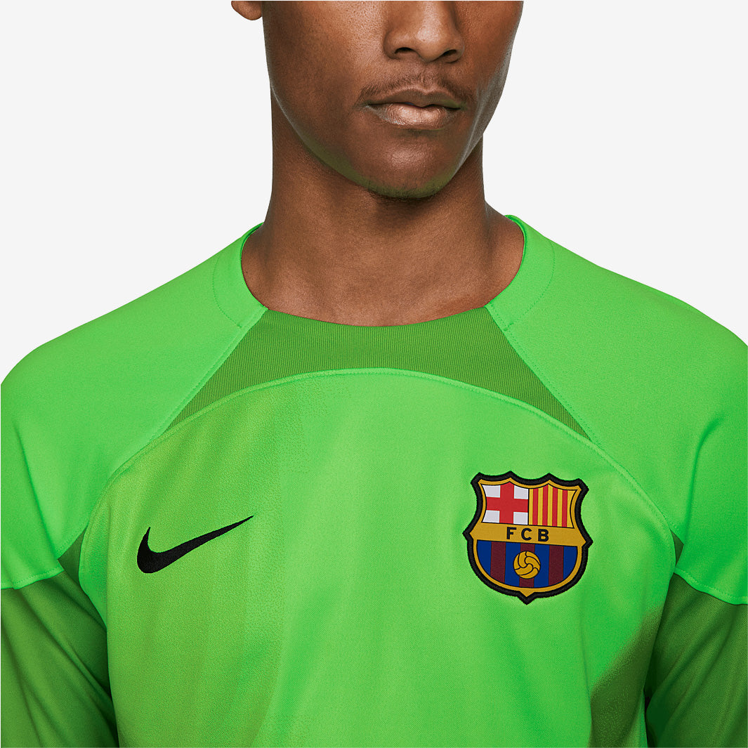 Nike FC Barcelona 22/23 GK Stadium LS Jersey - Green Strike/Green