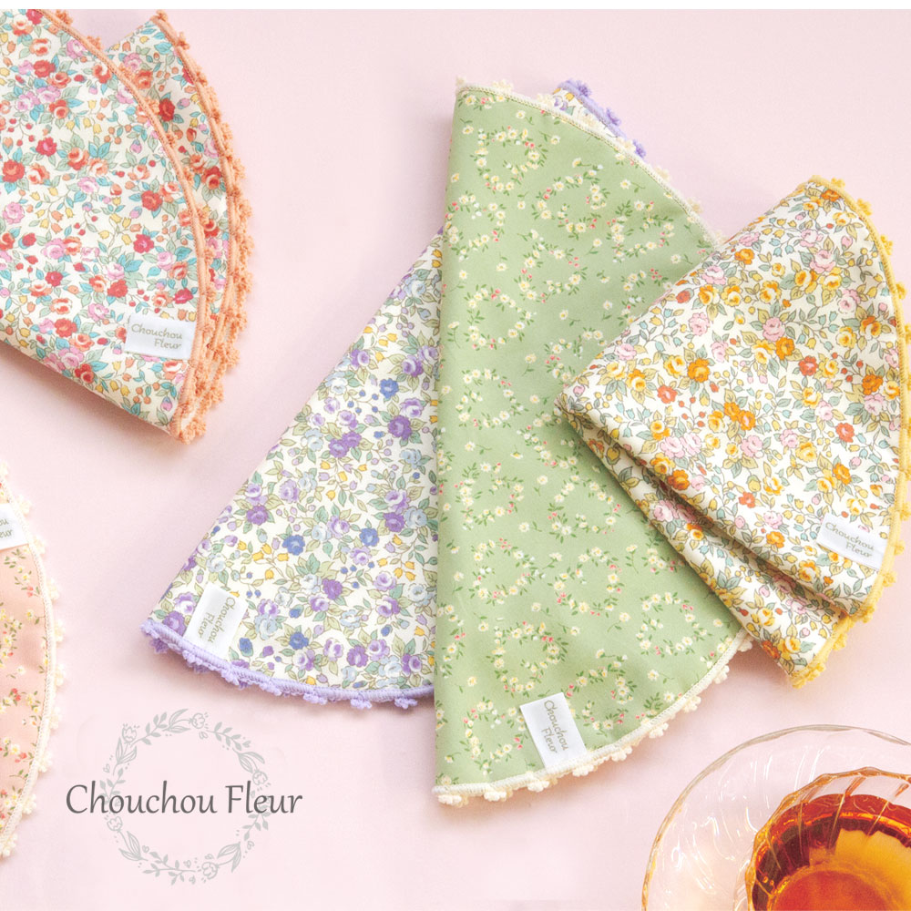 公式】プレーリードッグ | シュシュフルールラウンド ハンカチ 2枚合わせ