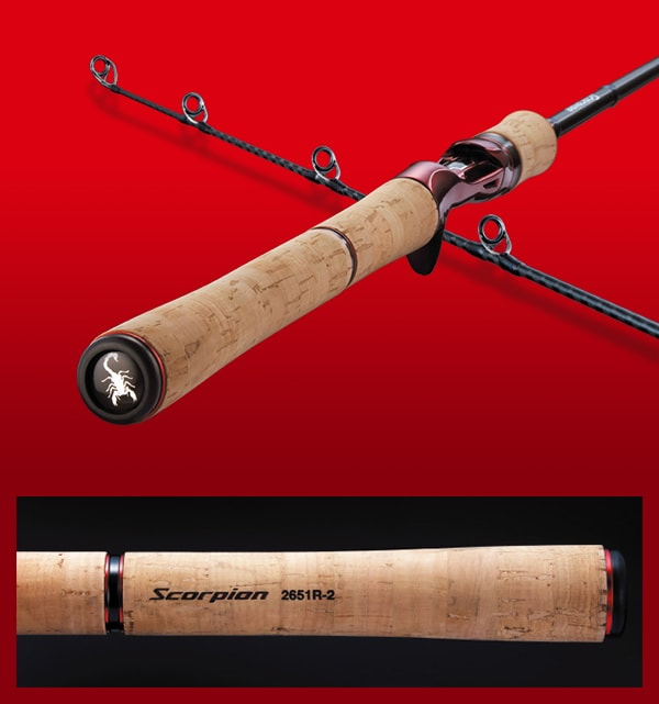 スコーピオン バスロッド 3F 2040-2 バスロッド 6'6