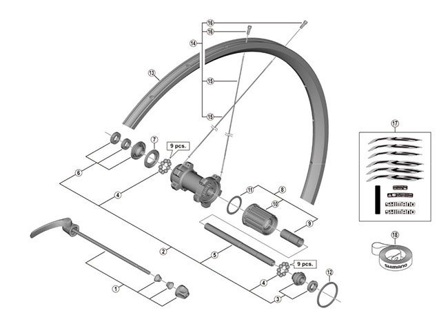 SHIMANO（シマノ）WH-RS300 前後セットホイール クリンチャー 送料無料