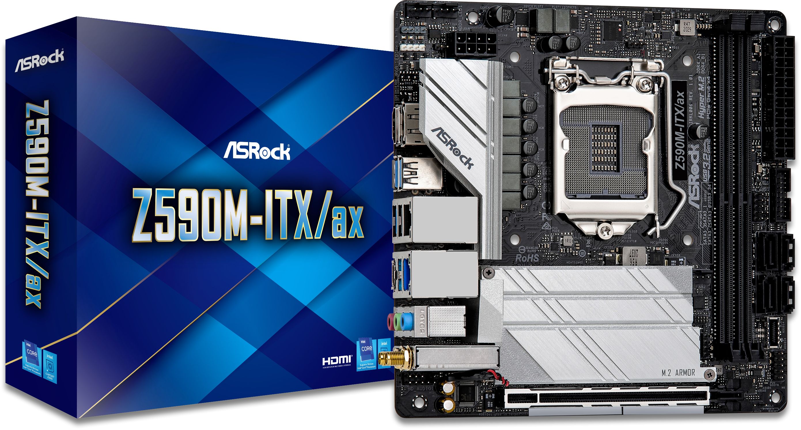 Z590M ITX/AX LGA1200 W-Fi Mini ITX Motherboard