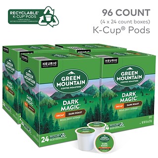 Green Mountain Dark Magic Decaf Coffee Keurig® K-Cup® Pods, Dark