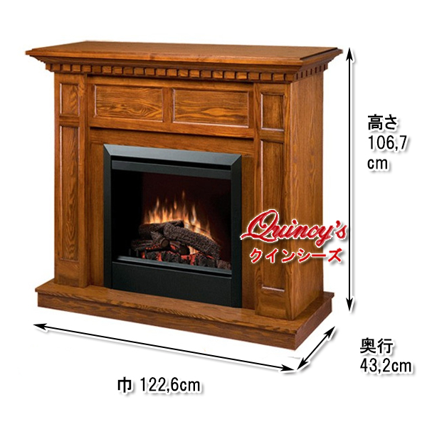 4201】 ディンプレックス社(23インチ）電気式暖炉（キャップライス