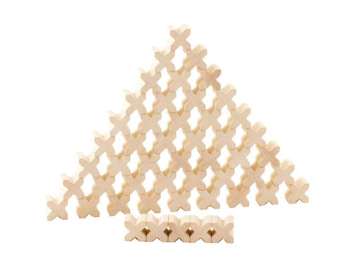 木のおもちゃ カルテット / X(エックス)-ブロック・50|セレクタ社(ドイツ)