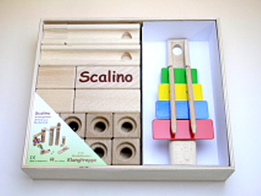 木のおもちゃ カルテット / スカリーノ鉄琴セット｜スイス・スカリーノ