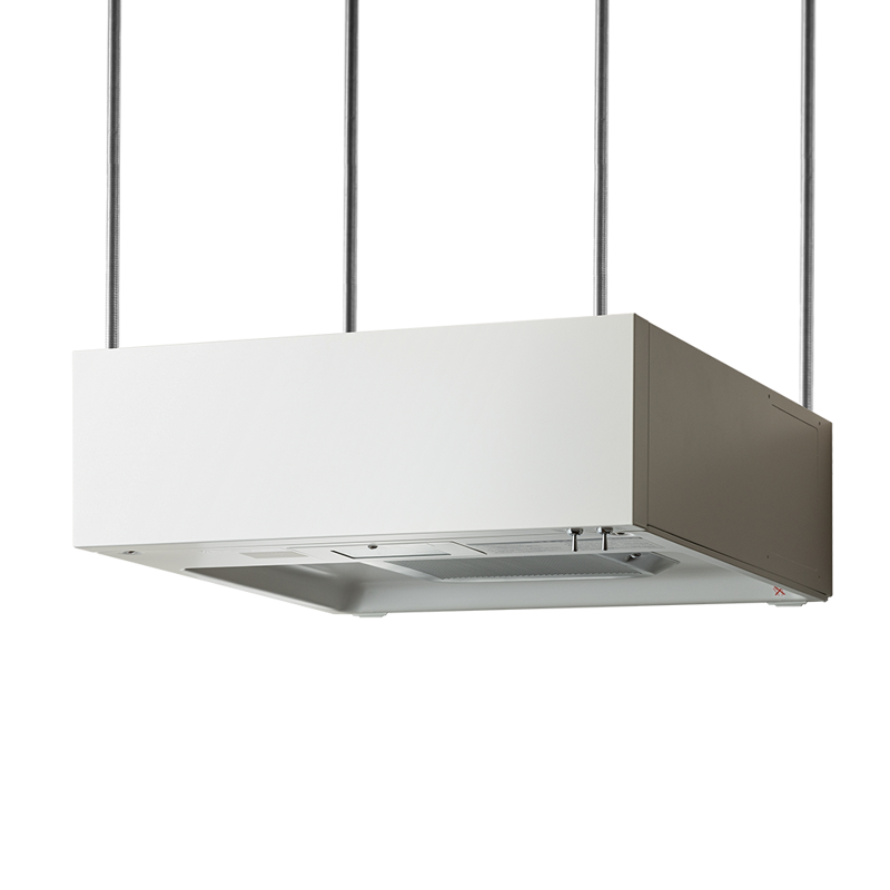 フラットレンジフード アイランド型 W600 ホワイト | KB-KC017-03a