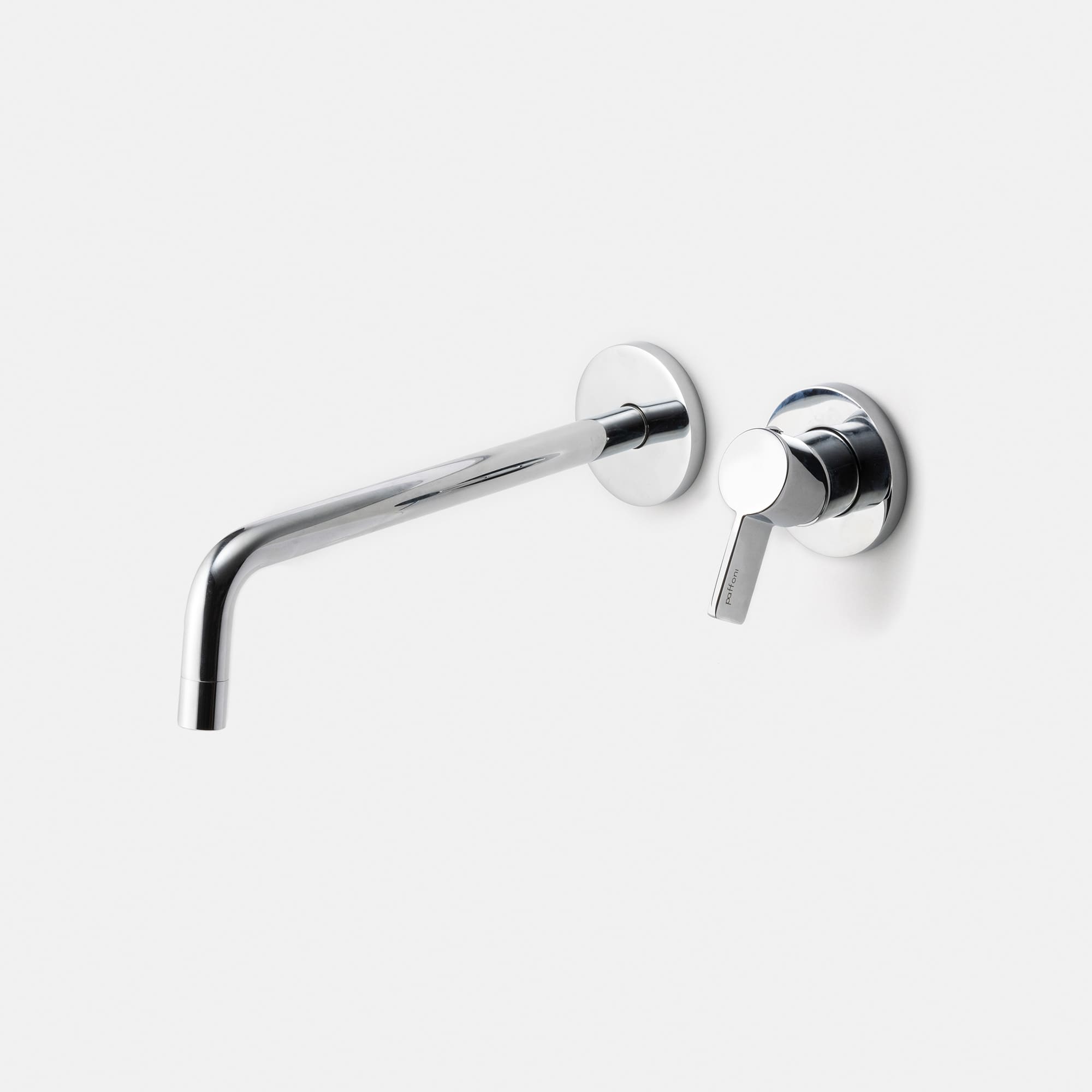 壁付けセパレート混合水栓 洗面用 クローム L248 | KB-TP007-02a-G141