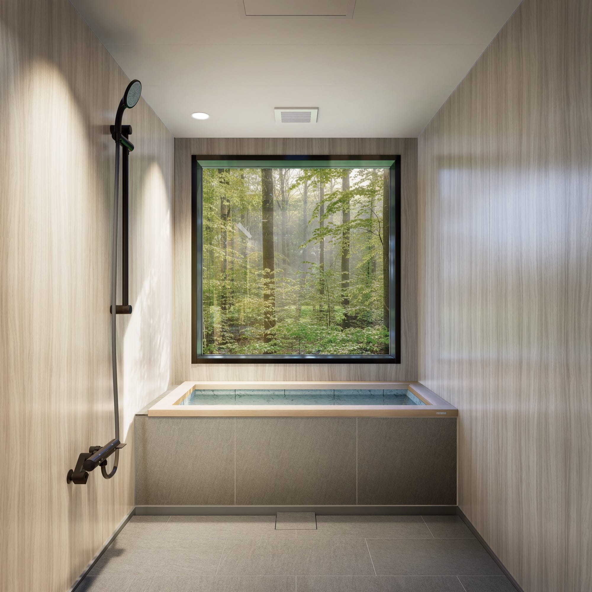 十和田石の風呂 ユニットバス | KB-BT003-05-G080 | 浴槽・浴室