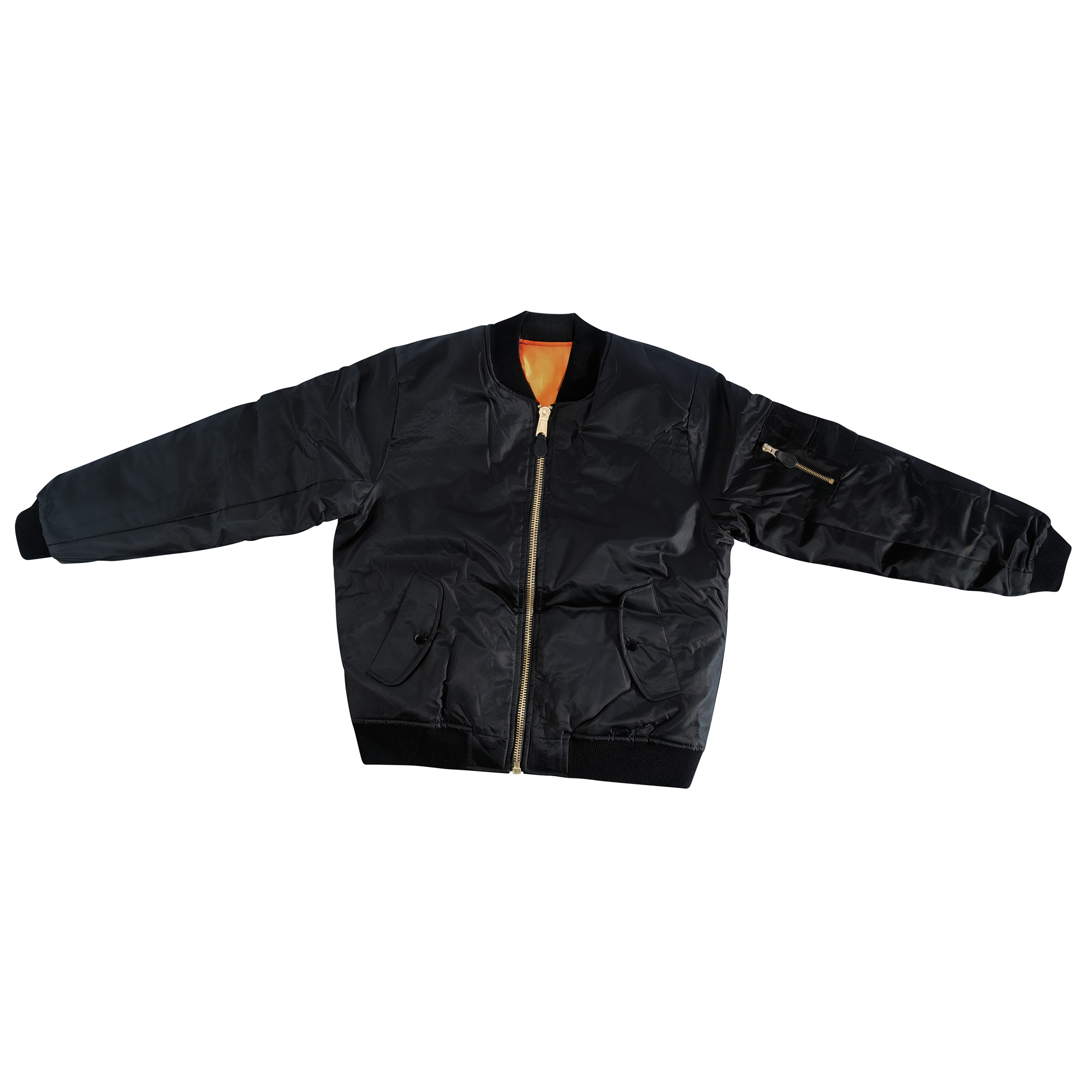 Rothco Womens MA-1 Flight Jacket - Black