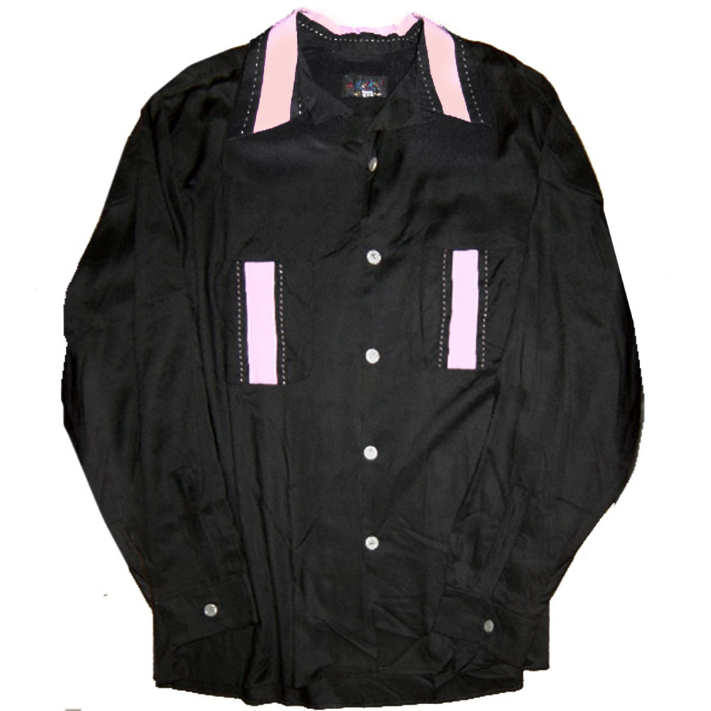 JOHNSONS・LA ROCKA! VINTAGE TWO-TONE Shirt ラロッカ 2トーン 切替え