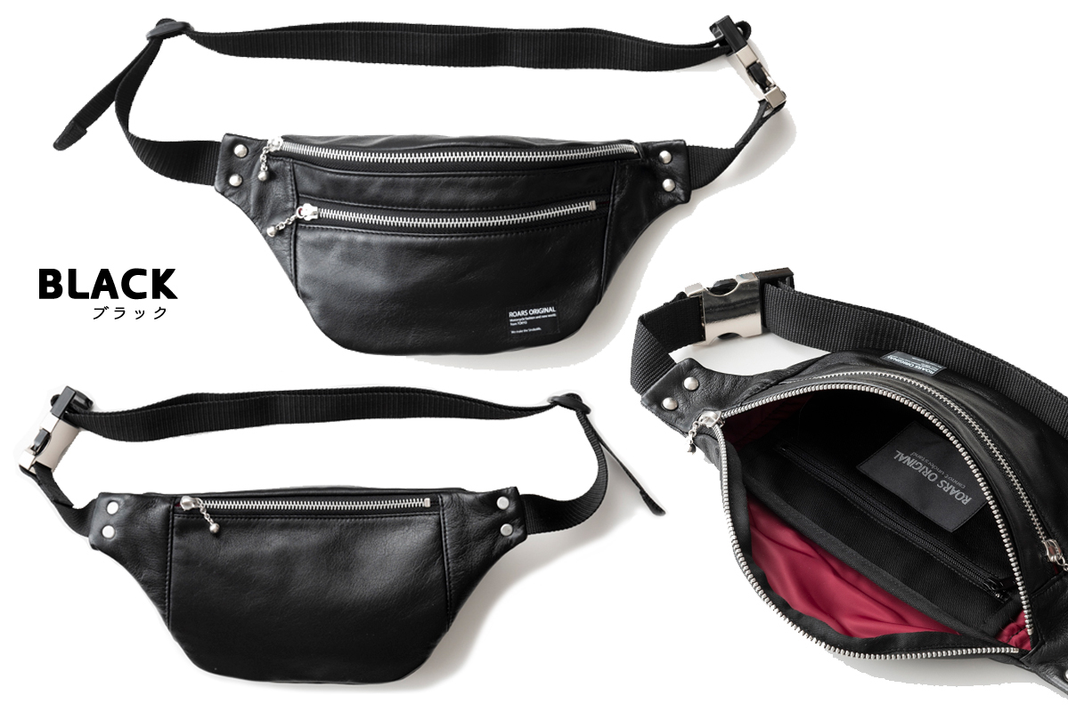 LEATHER WAIST BAG | ACCESSORIES | オンラインショッピング | ROARS