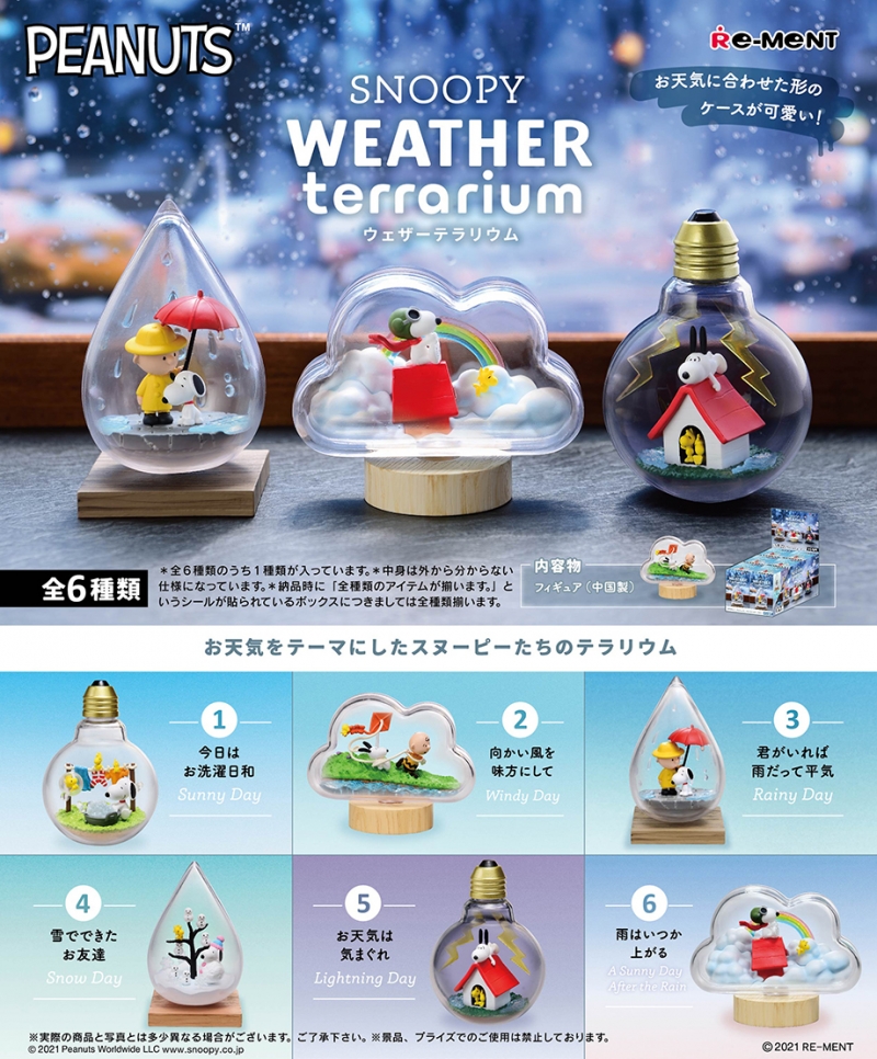SNOOPY WEATHER terrarium：商品案内 | 株式会社リーメント
