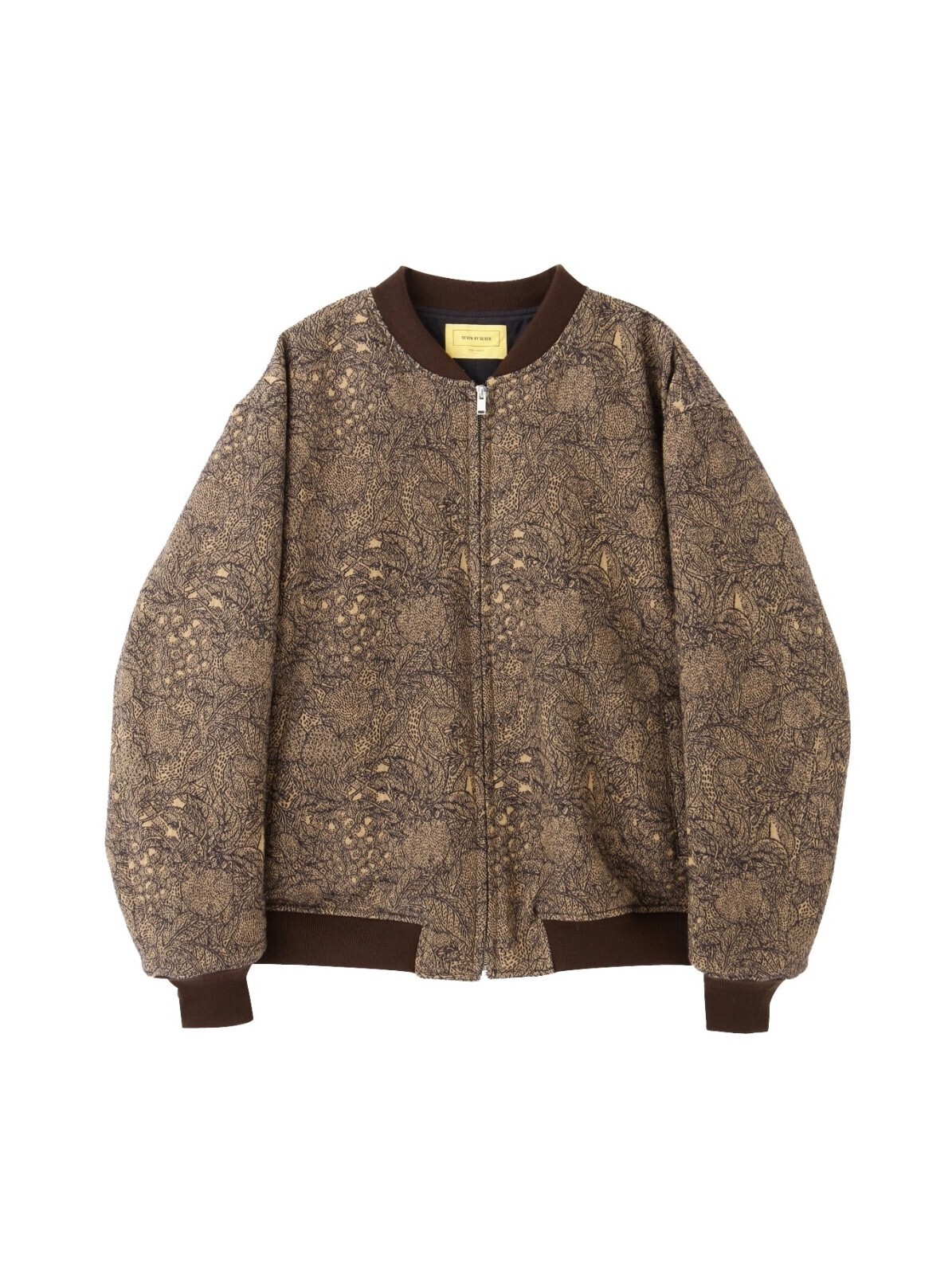 刺し子ジャカードブルゾン -フルーツパターン- - セブンバイセブン