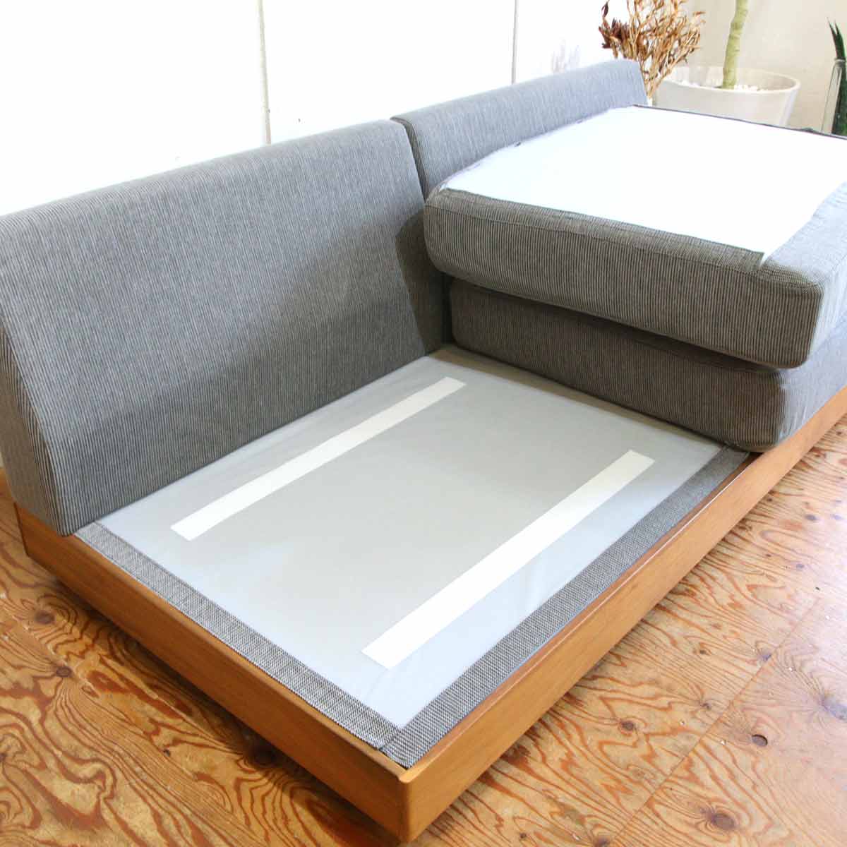 IDC大塚家具 テスタ ローソファ 二人掛け 2Pソファ アームレス エ