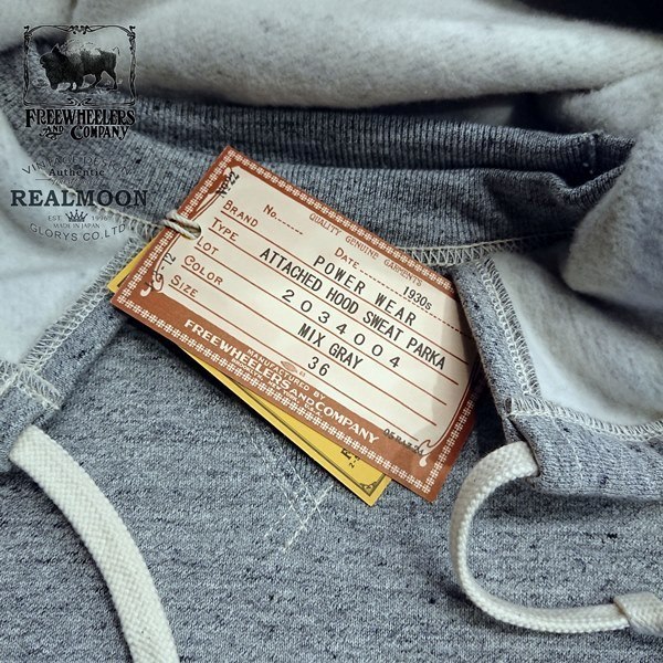 2034004 FREEWHEELERS【フリーホイーラーズ】後付け・スウェット