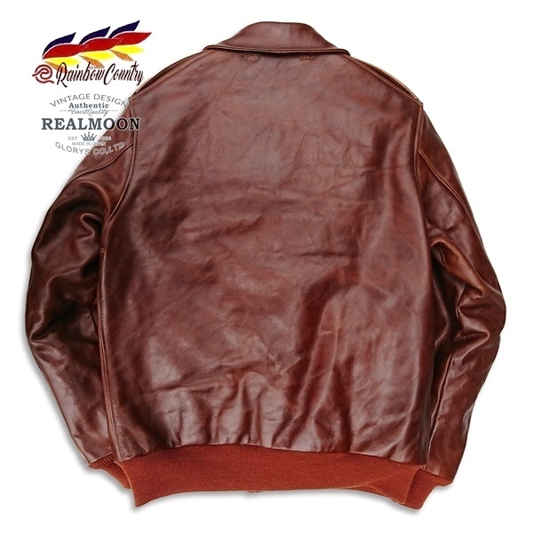 RAINBOW COUNTRY TYPE A-2 No.RCL10071 タバコブラウン 