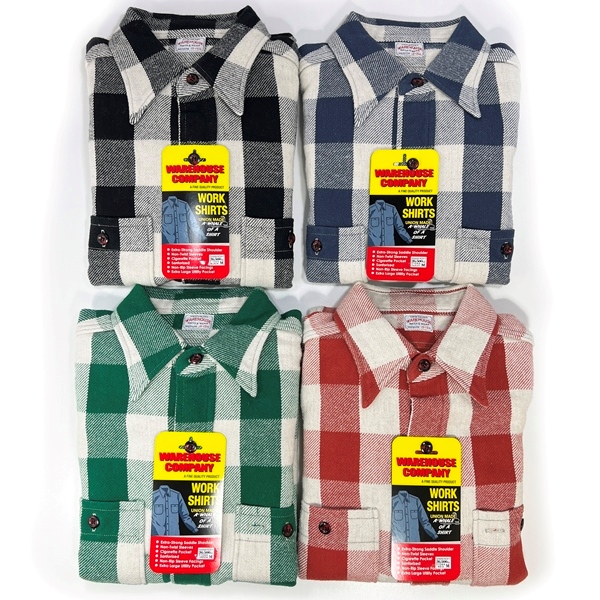 WAREHOUSE ネルシャツ No.WHS-3104A 