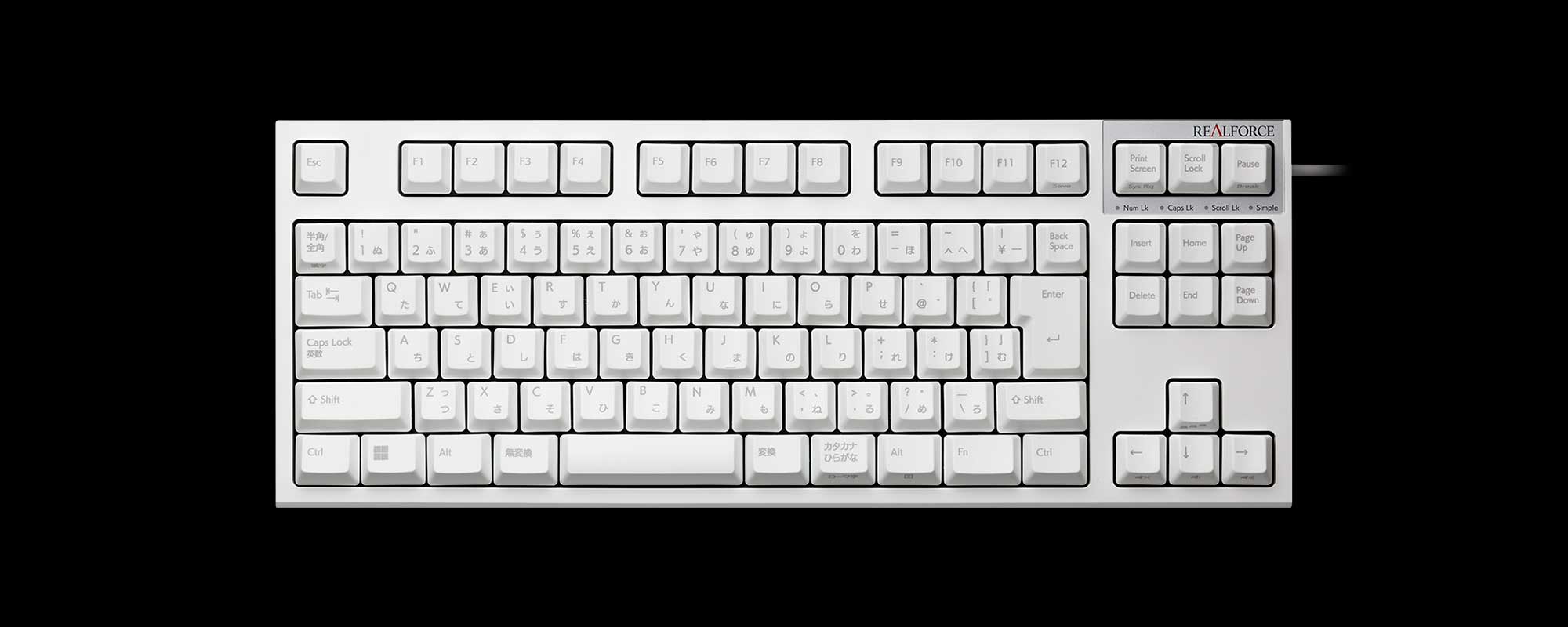 製品 : REALFORCE / R3SC41 | REALFORCE | 日本製プレミアムキーボード