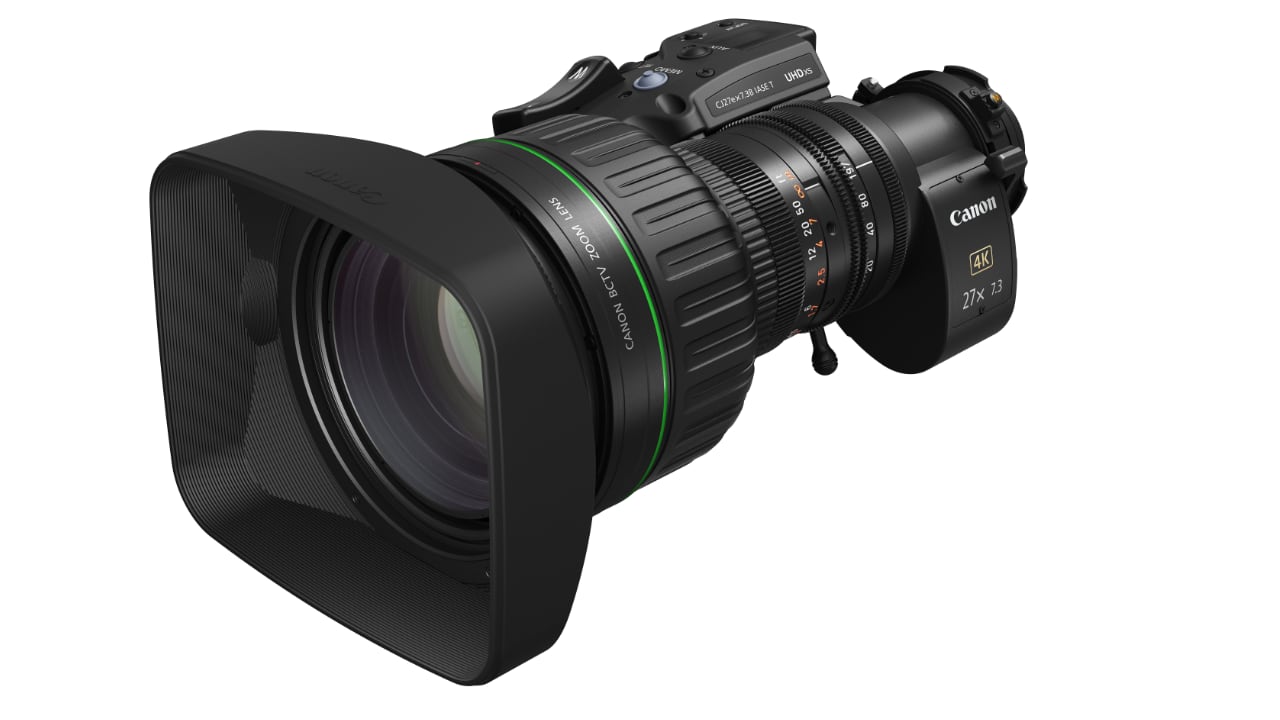 Canon announces 27x portable broadcast zoom lens and new digital