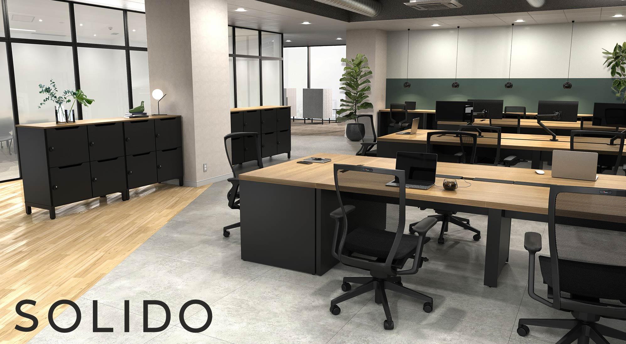 中小規模オフィスのフリーアドレス化におすすめ！ソリードフリー