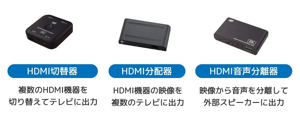 Amazon Fire TV Stick 4K Select」とラトックシステム製品（HDMI切替器