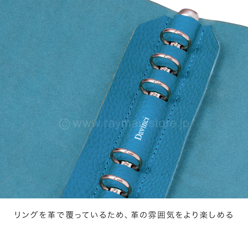 ダ・ヴィンチ ドルチェメンテ ES A5サイズ システム手帳（リング15mm