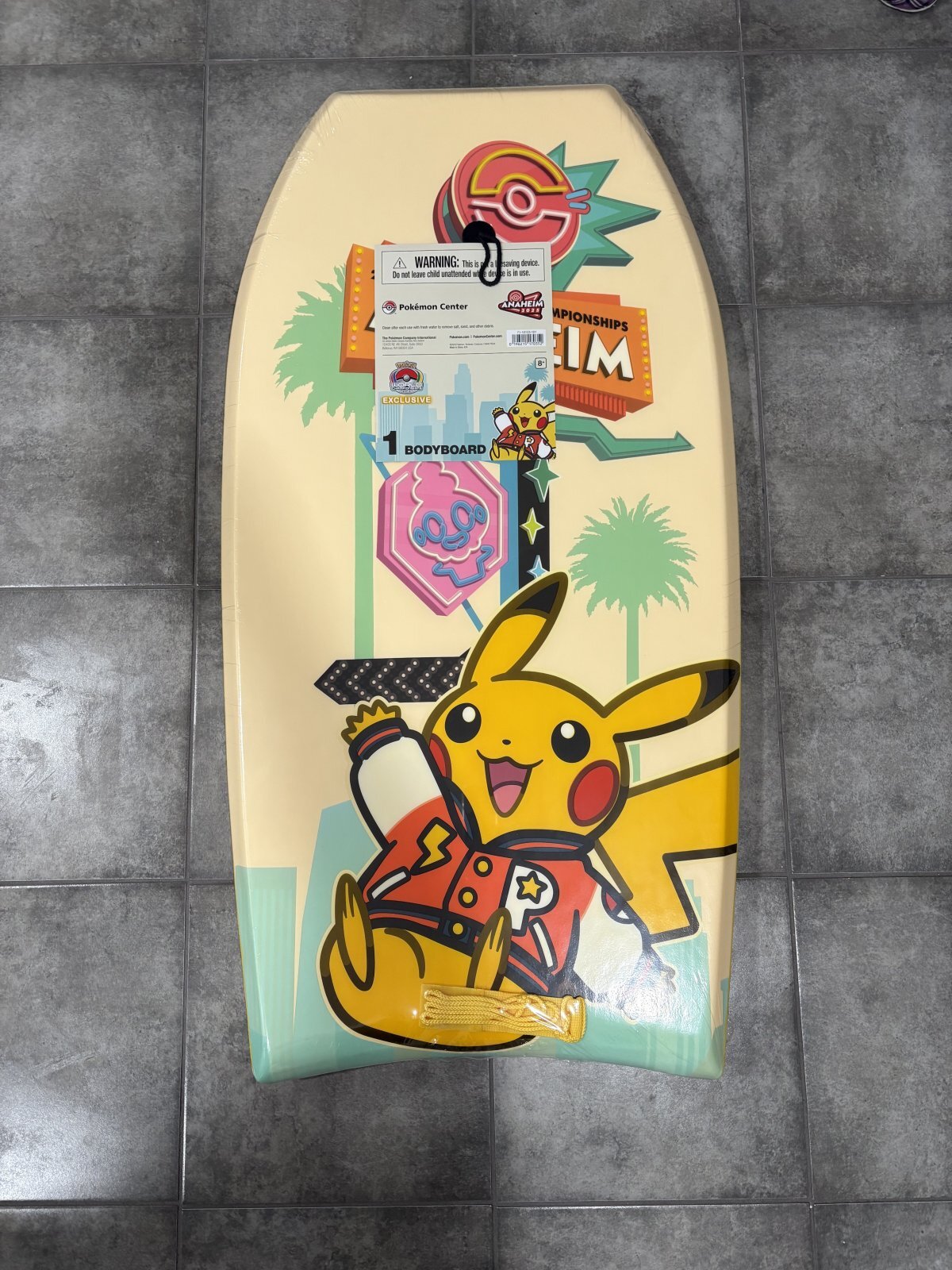 2025 WCS限定】ピカチュウ ボディボード（Pokémon World Championships