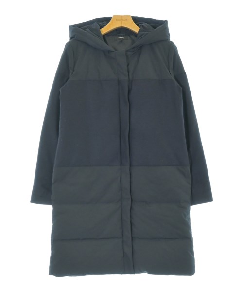 Theory（セオリー）ダウンコート 紺 サイズ:P(XS位) レディース