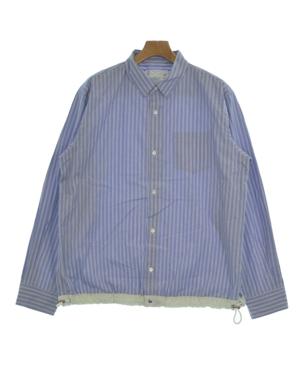 sacai（サカイ）カジュアルシャツ 青 サイズ:3(L位) メンズ