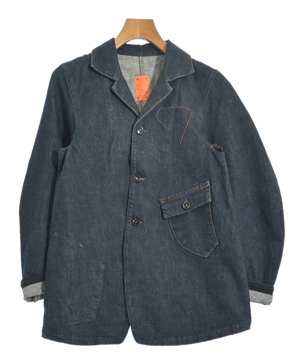 KATO（カトー）カジュアルジャケット 紺 サイズ:S メンズ
