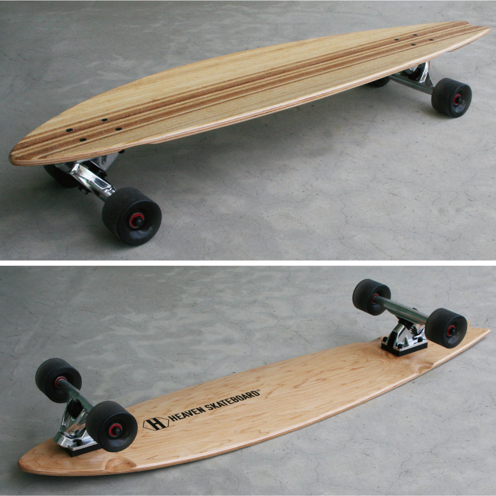 楽天市場】ロングスケートボード HEAVEN Malibu 39インチ 約100.3×24.1