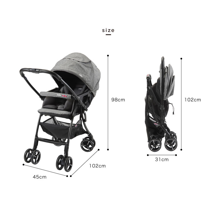 joie（ジョイー） ベビーカー Sma Baggi 4WD （スマバギ 4WD）[クロム