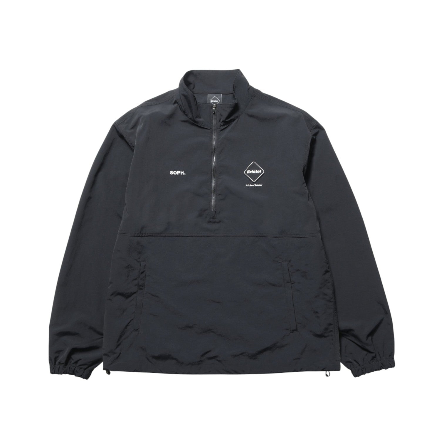 F.C.Real Bristol]NYLON QUARTER-ZIP BLOUSON/BLACK(FCRB-252051) – R&Co.