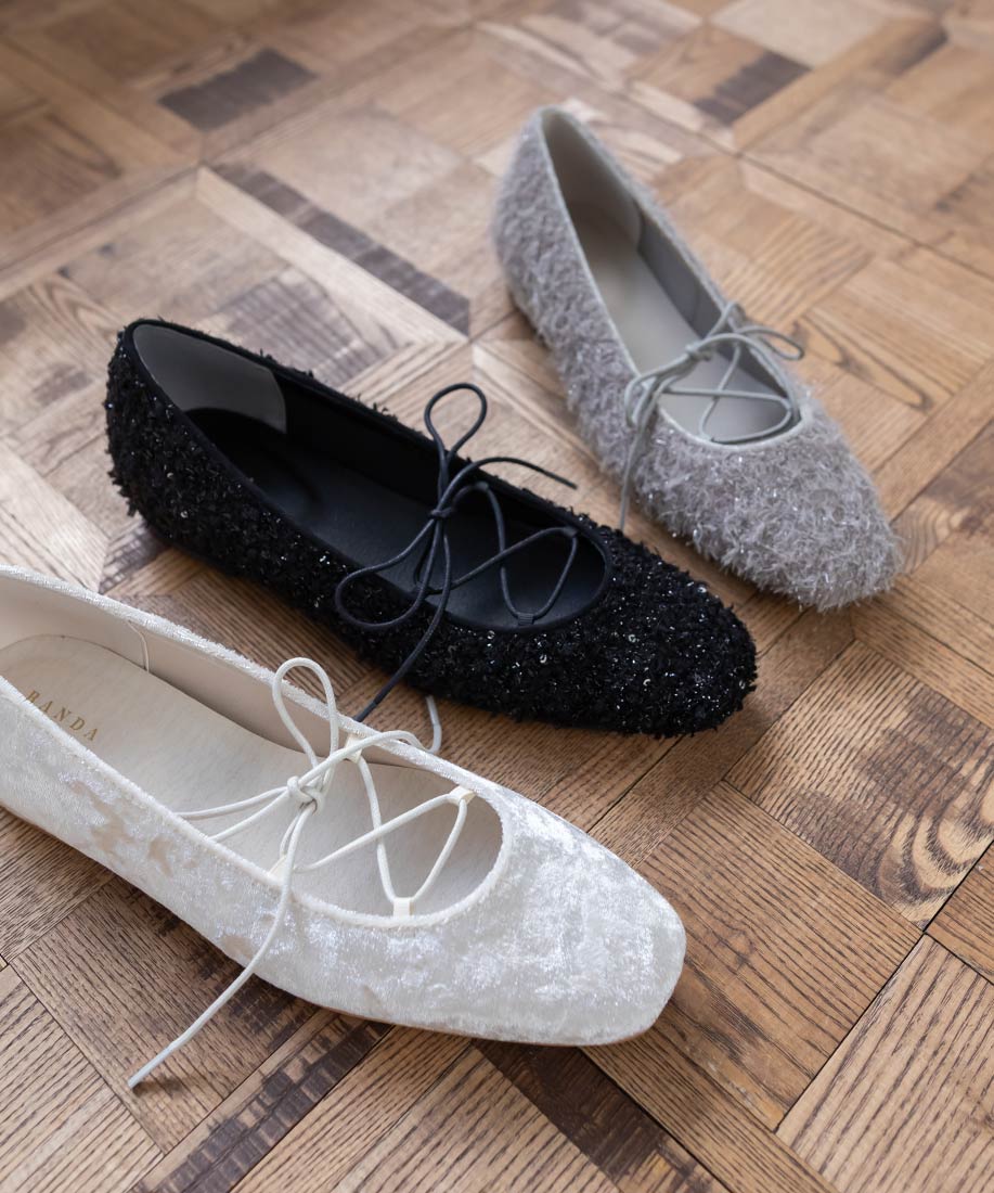 SALE】レースアップフラットパンプスRANDA公式サイト