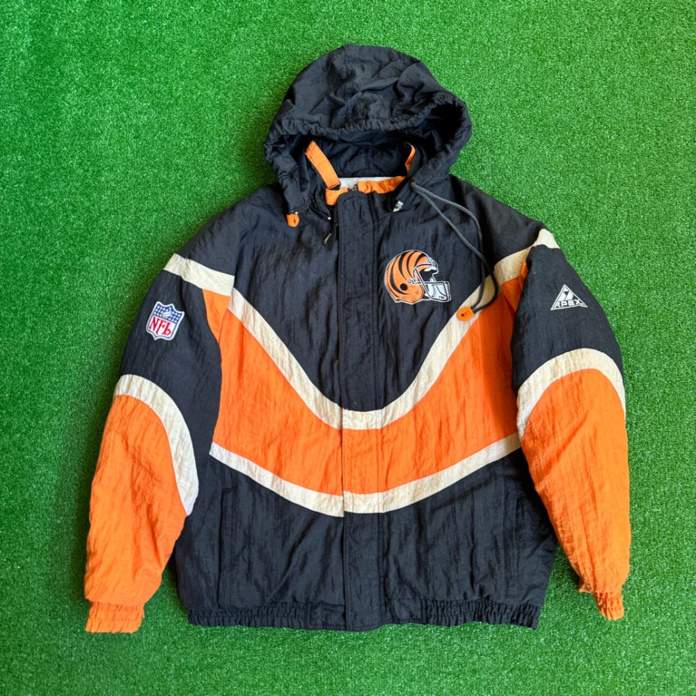 90's Cincinnati Bengals Aplex One NFL Jacket Size Medium – Rare VNTG