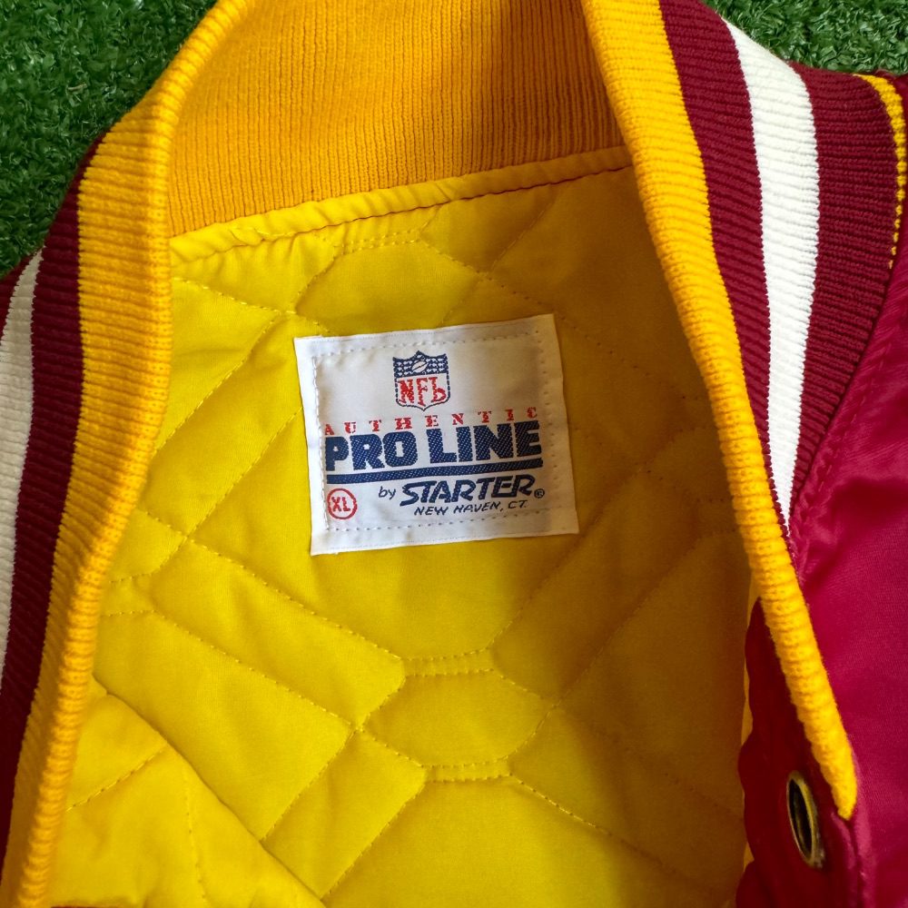 80's Washington Redskins Starter NFL Satin Jacket Size XL – Rare VNTG